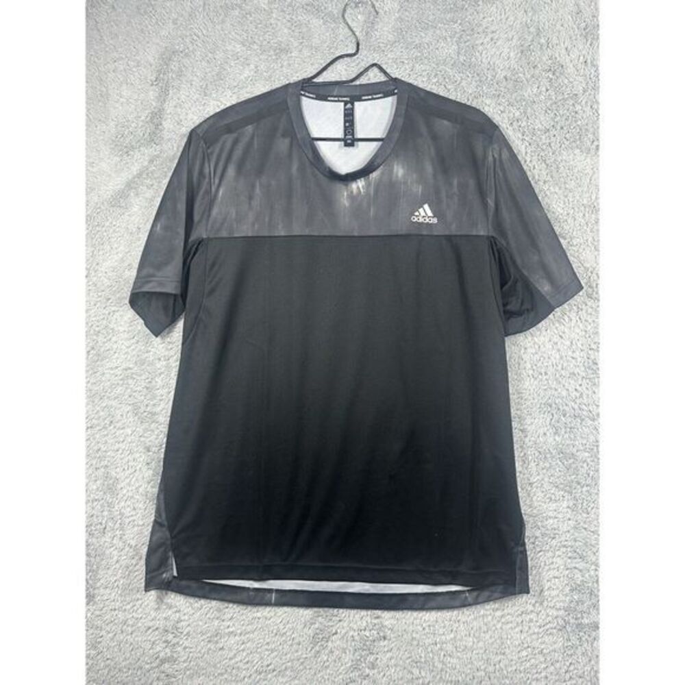 New‎ adidas Aeroready Regular Fit Black Camouflage T Shirt Mens Extra Large